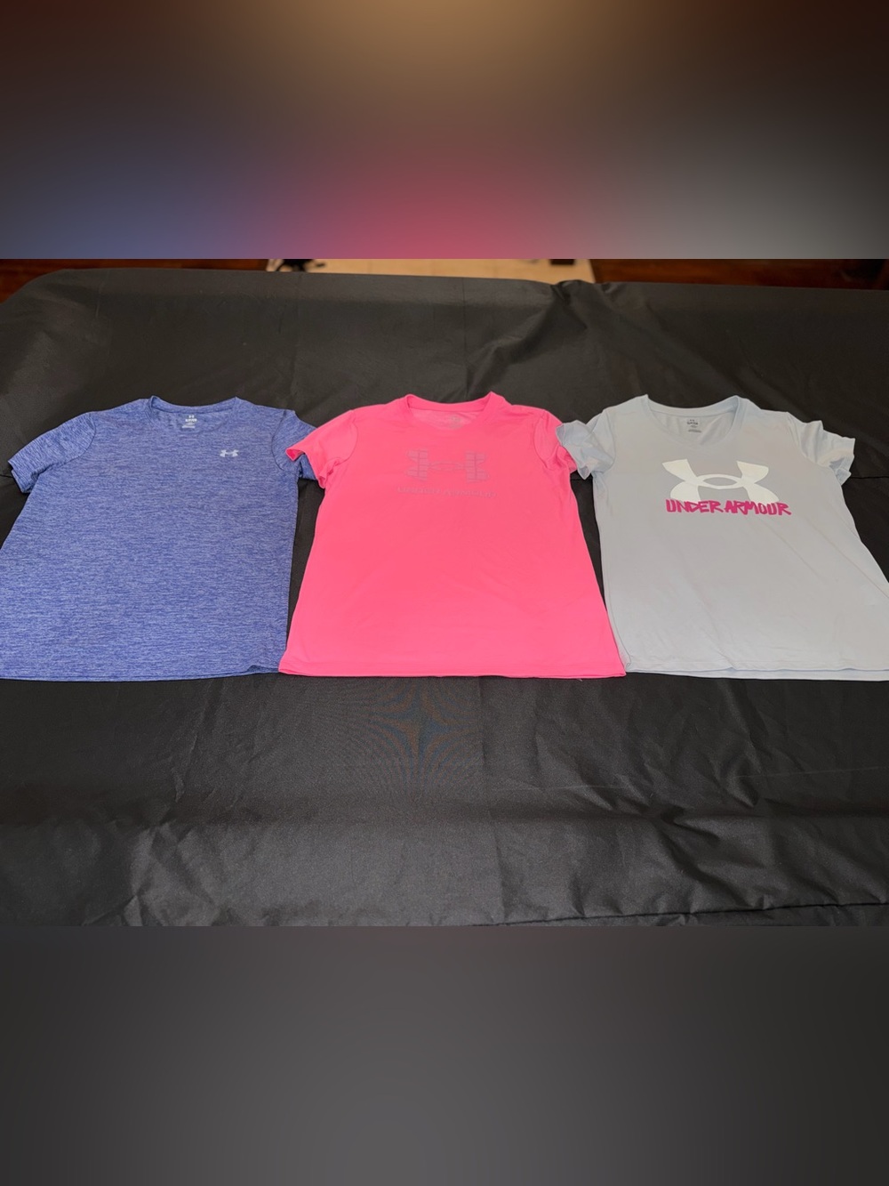 Under Armour Women’s Short Sleeve Tees Bundle - Blue, Pink, Light Gray